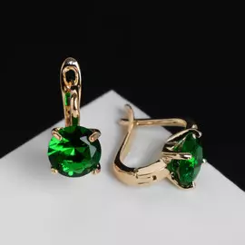 Серьги со стразами