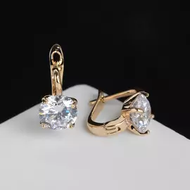 Серьги со стразами
