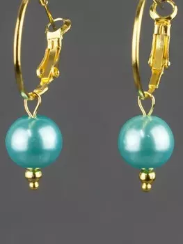 Серьги жемчуг