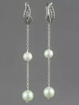 Серьги жемчуг