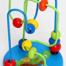 Серпантинка-лабиринт с пластиковыми бусинами