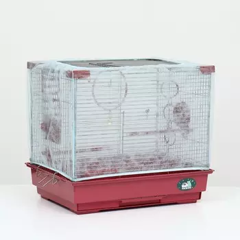 Сетка-чехол для клетки, 30 см, голубая