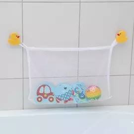 Сетка для игрушек и мелочей на присосках доляна