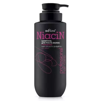 Шампунь для роста волос с ниацином 500 мл.(с дозатором) Про.линия HAIR CARE