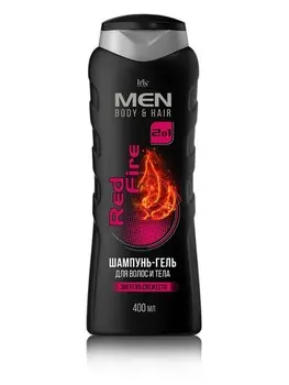 MEN Шампунь-гель для волос и тела Red fire 400 мл