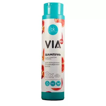 Шампунь VIA mix с экстрактом граната
