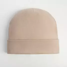 Шапка детская minaku двухслойная, р-р 50-52, цв.бежевый