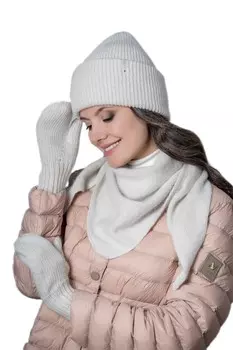 Шапка бактус варежки