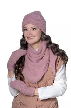 Шапка бактус варежки