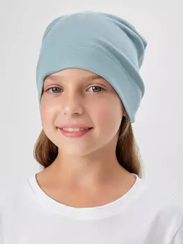 Шапка детская голубая