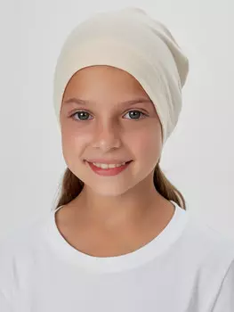 Шапка детская пудровая