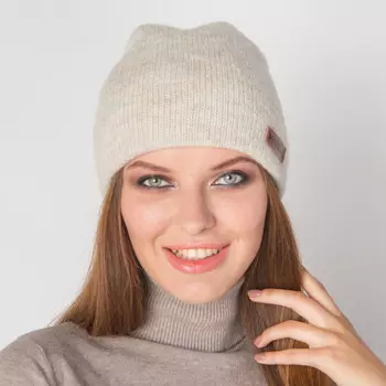 Шапка Flioraj двойная молочный