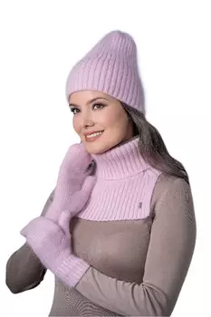 Шапка снуд варежки