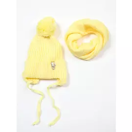 Шапка вязаная снуд