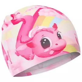 Шапочка для плавания детская onlytop cute, тканевая, обхват 46-52 см