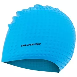 Шапочка для плавания, массажная, взрослая, силикон, цвета микс, обхват 54-60 см