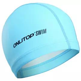 Шапочка для плавания, взрослая, цвет голубой
