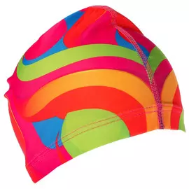 Шапочка для плавания взрослая ol-026, тканевая, обхват 54-60 см
