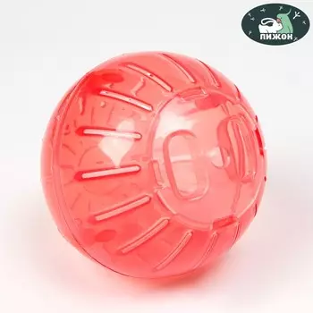 Шар для грызунов 10 см, красный