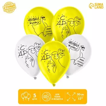 Воздушный шар латексный 12