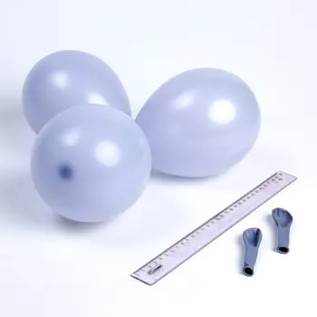 Шар латексный 5“, пастель, набор 100шт, цвет светло-серый ( light grey)