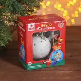 Шар новогодний под раскраску