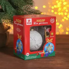 Шар новогодний под раскраску