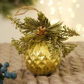 Ёлочный шар новогодний d-8 см