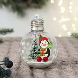 Шар пластик свет d-8 см