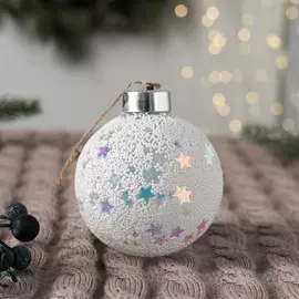 Шар пластик свет d-8 см