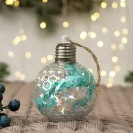 Шар пластик свет d-8 см