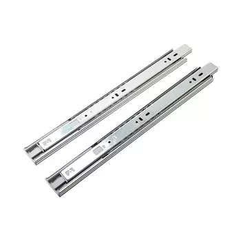 Шариковые направляющие полного выдвижения push-to-open с доводчиком