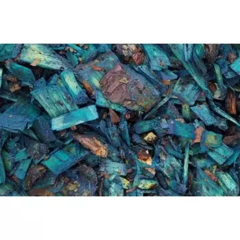 Щепа декоративная, бирюзовая, 20 л