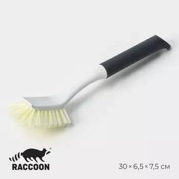 Щетка для мытья посуды raccoon breeze, удобная ручка, 306.58.5 см, ворс 2.5 см