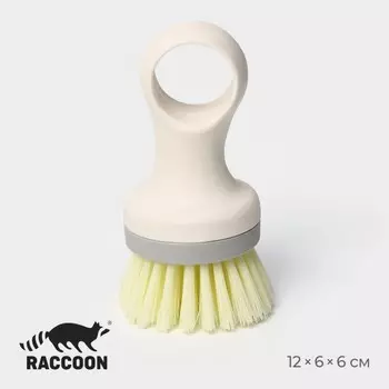 Щетка для посуды raccoon breeze, круглая, 125 см, ворс 2.5 см