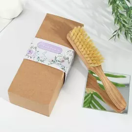 Щетка для волос с натуральной щетиной