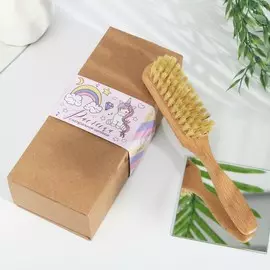 Щетка для волос с натуральной щетиной