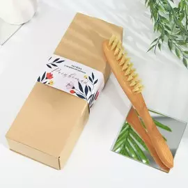 Щетка для волос с натуральной щетиной