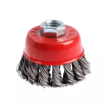 Щетка металлическая для ушм лом, крученая проволока,