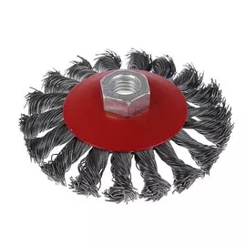 Щетка металлическая для ушм лом, крученая проволока,