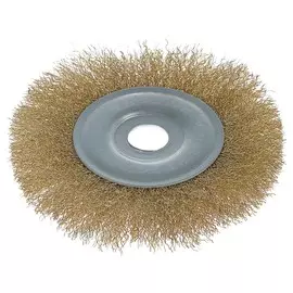 Щетка металлическая для ушм лом, плоская, посадка 22 мм, 150 мм