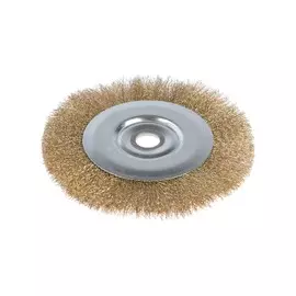 Щетка металлическая для ушм лом, плоская, посадка 22 мм, 200 мм