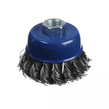 Щетка металлическая для ушм тундра, крученая проволока,