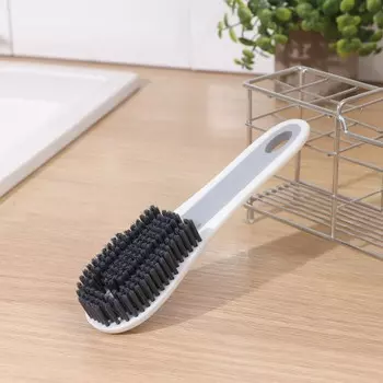 Щетка с ручкой доляна, с дополнительной щеткой для узких мест, 19.653 см, щетина 1.6 см