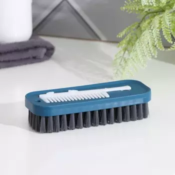 Щетка универсальная доляна, с дополнительной щеткой для очистки ворса, 145.53.5 см, щетина 2 см