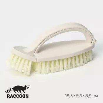 Щетка утюжок для уборки двойная raccoon breeze, 2 шт., 18.55.88.5 см, ворс 2.7 см, молочная