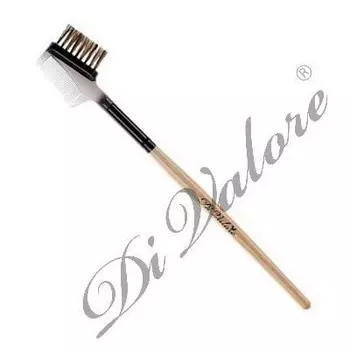 Щеточка-расческа для бровей и ресниц, натуральный ворс 115-077