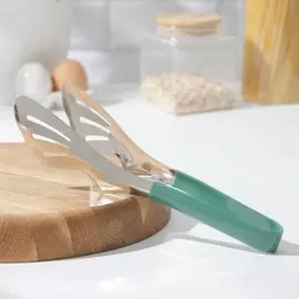 Щипцы кухонные magistro lahta, нержавеющая сталь, цвет морской