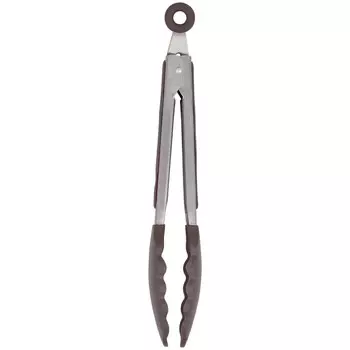 Щипцы кухонные силикон мокко