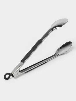 Щипцы универсальные hanna knvell, h=30 см, толщина 0.9 мм, нержавеющая сталь